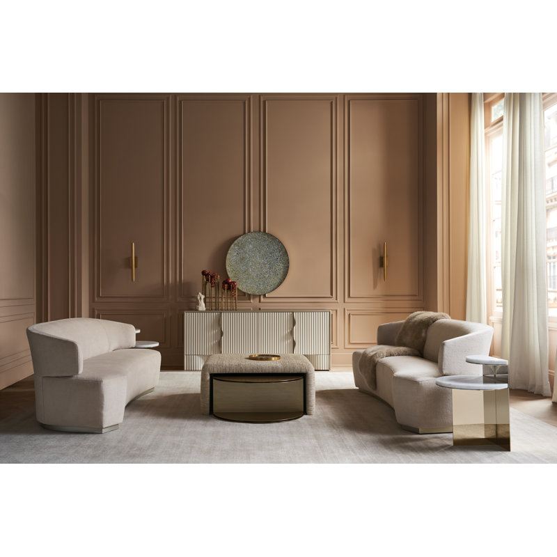 Touche' Light Stone End Table