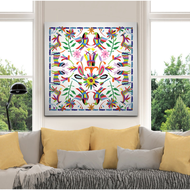 Hallucination I, peinture, H 24 po x l 24 po x P 1,5 po, Toile tendue