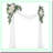 Elegant Wedding Flower Arch Kit with Drapes