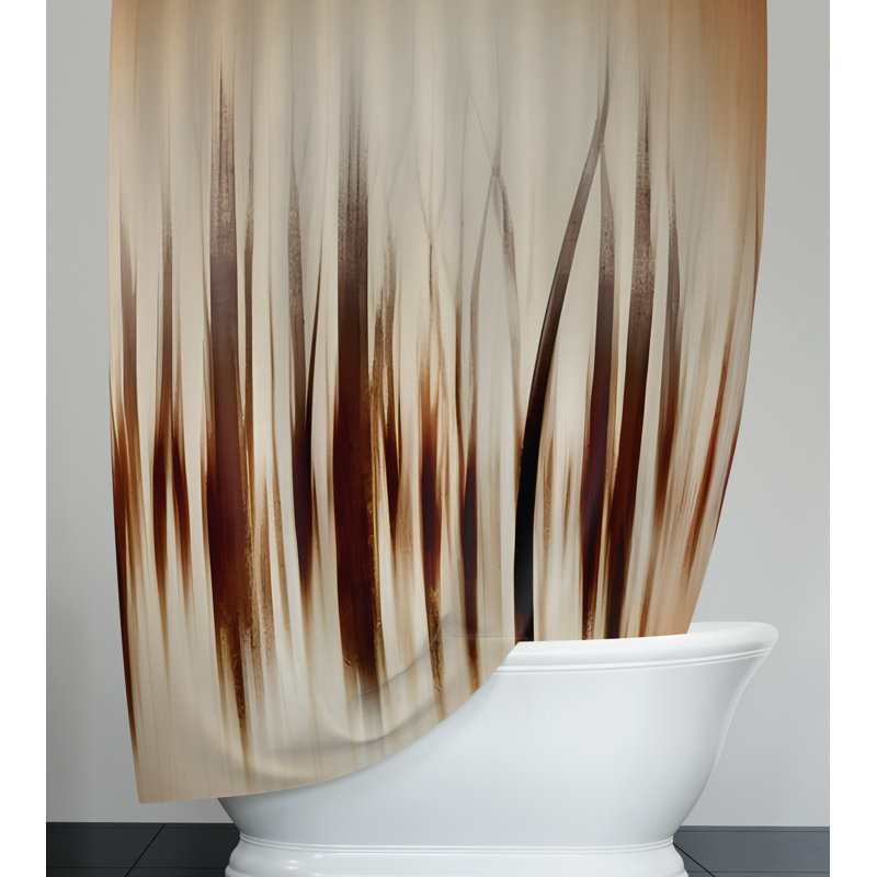 Rideau de douche abstrait Coni, H 72 po x l 70 po