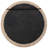 Ashburg Engineered Wood Round Wall Mirror