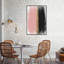 «Blush Around», rose doré, coups de pinceau, rose glamour - peinture sur toile-72476207-72476639