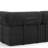 Upholstered Compression Gray Corduroy Convertible Sleeper Sofa Bed - Foldable Floor Couch With No Assembly (Set of 2)-433798639-419762750