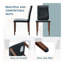Chaises de salle à manger élégantes et polyvalentes en cuir synthétique-994470010-994469892-994469893