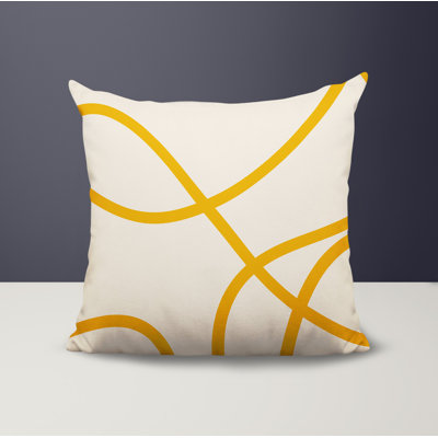 Vie Abstract Reversible Indoor/Outdoor Square Pillow