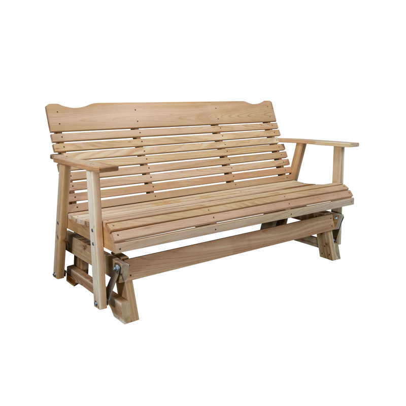 5 pi Fauteuil oscillant en cèdre, fabrication Amish, Cèdre naturel