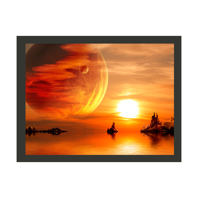 Fantasy Sunset 3.09m x 400cm Wallpaper, 250 cm L x 193 cm W
