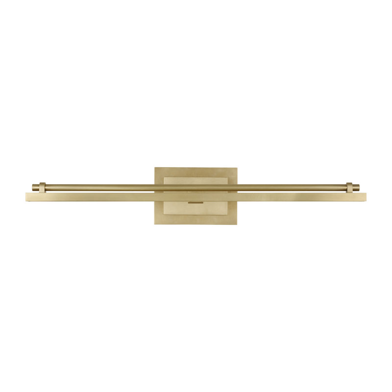 Kal Dimmable LED Wall Mounted Picture Light, Natural Brass