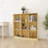 vidaXL Book Cabinet/Room Divider Storage Bookshelf Bookcase Solid Wood Pine-1820385627