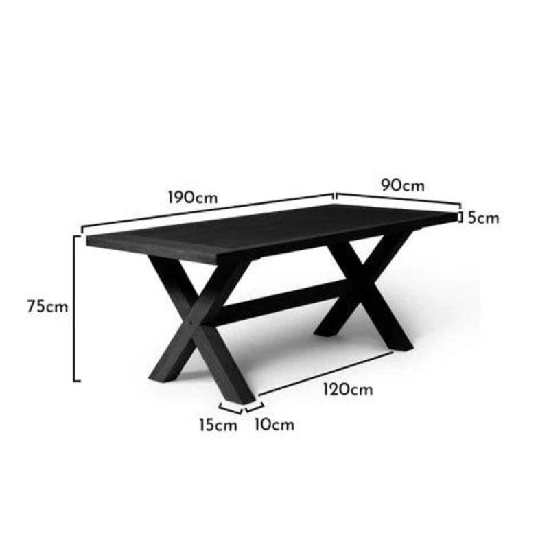 Gracela Extendable Dining Table, Pale Oak