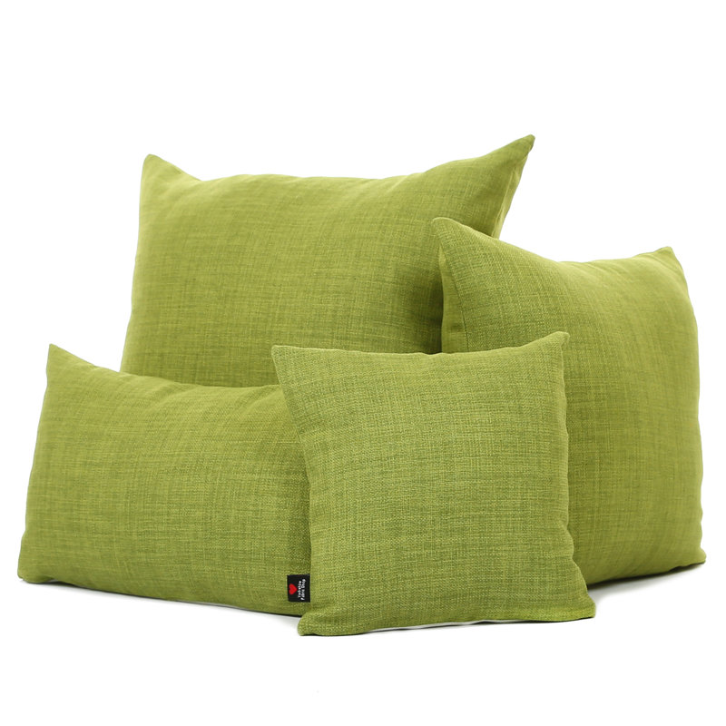 Mitre Square Cushion, 55cm x 55cm, Green