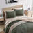 Microsude St Nautica Microsuede/Sherpa Reversible Green Comforter Set-88500289