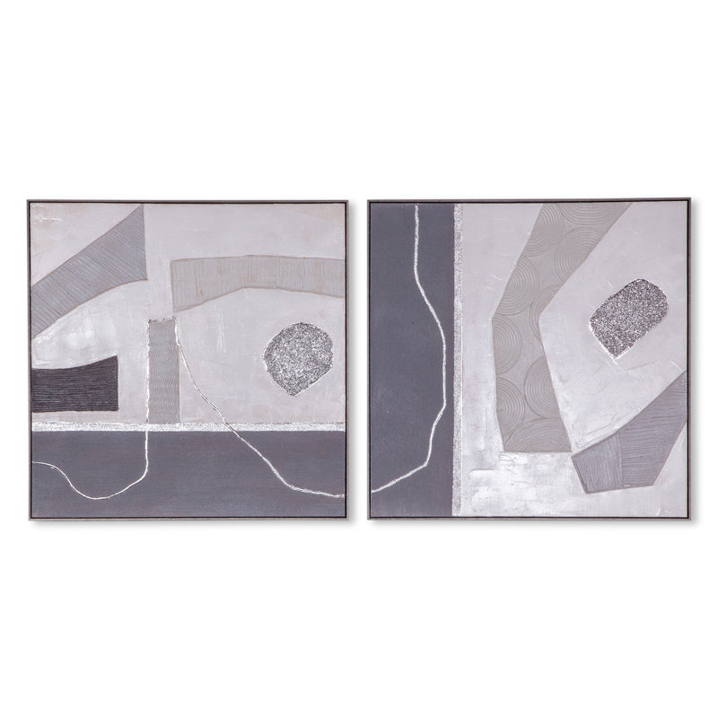 Jamalia 2 - Pieces Modern & Contemporary Painting Print