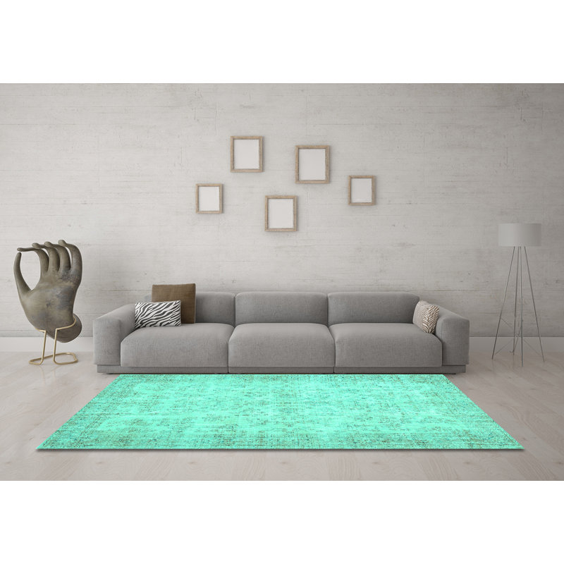 Maturo Performance Oriental Indoor Rug, Round 7'