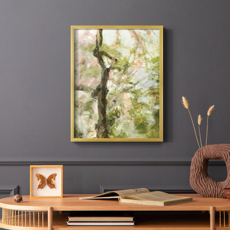 «Spring Diptych II», reproduction encadrée - bois massif, H 28 po x l 22 po