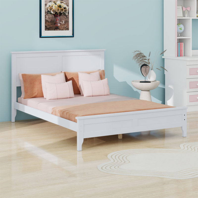 Lit plateforme Modern, Blanc