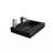Integrated Engineered Quartz Basin Without Drain And Faucet, Matt Black Color