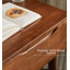 Solid Wood Vanity with Mirror and Seat