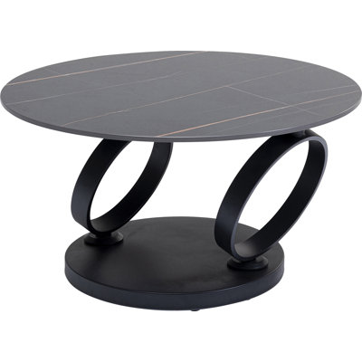 Coffee Table Beverly Black 133x80cm