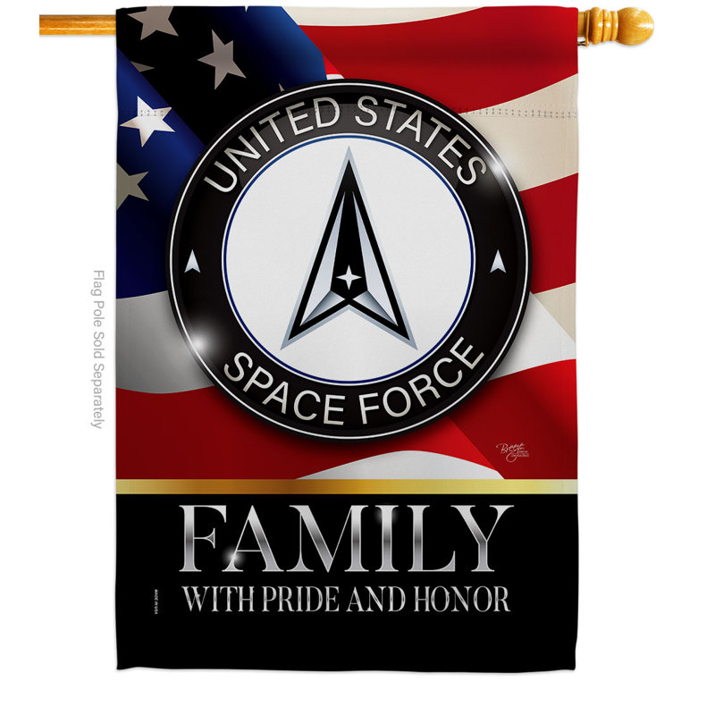 Double Sided 40'' H x 28'' W Polyester House Flag