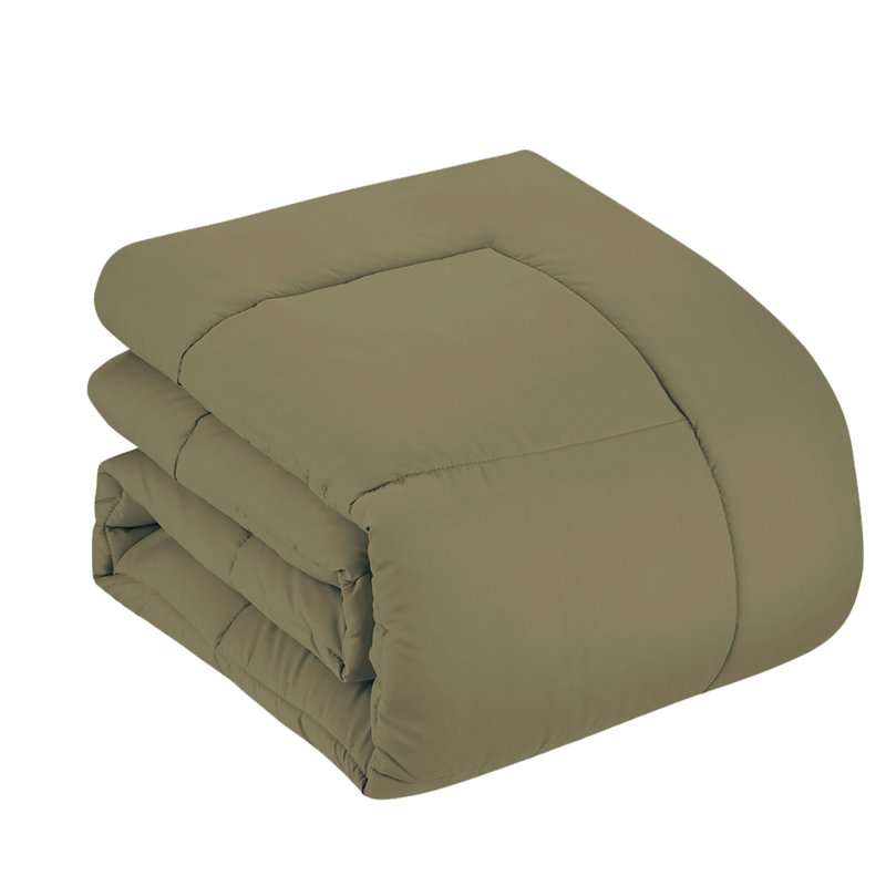 All Season Bed-in-A-Bag 5pc/7pc Solid Color Comforter & Sheet Set Ultra Soft Bedding by Sweet Home Collection, Sage