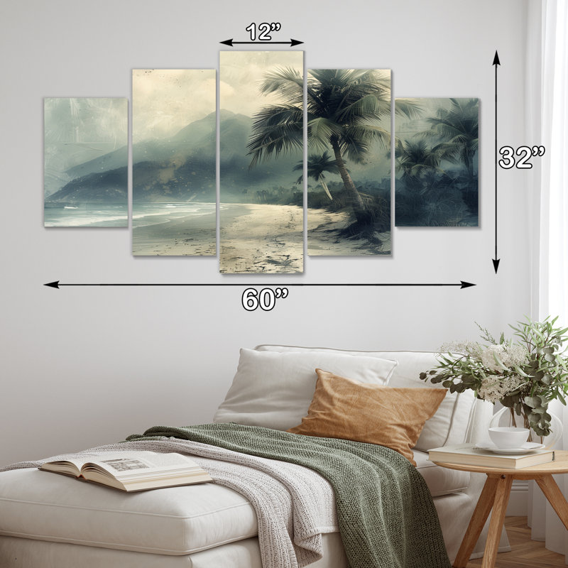 Sarver - Palms & Palm Trees Canvas Art Set