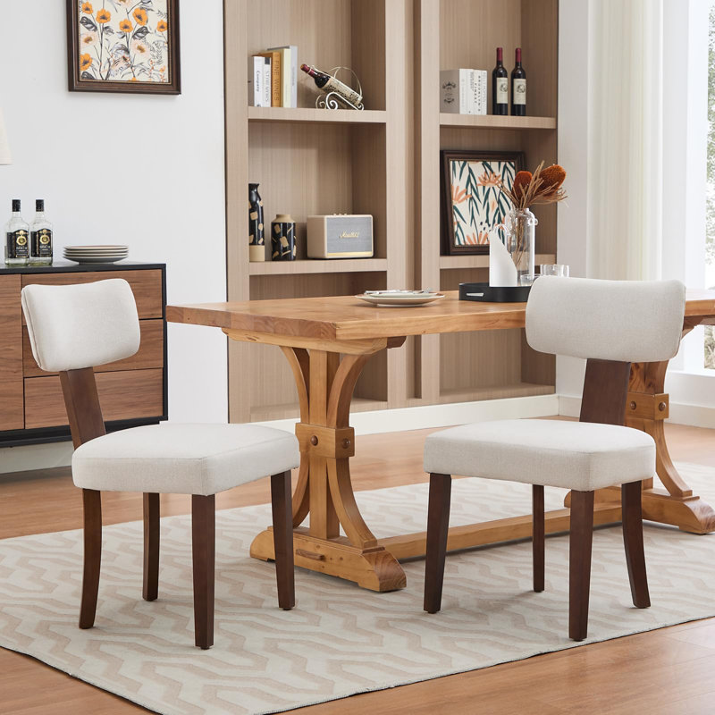 Side Chair in Beige