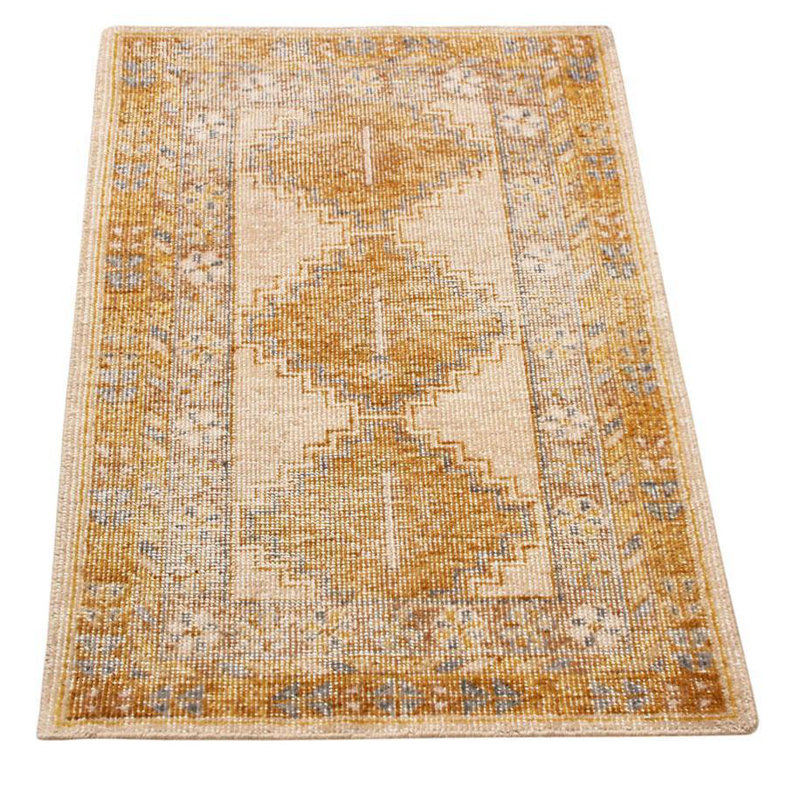 Distressed Homage Wool Geometric Area Rug, Rectangle 12' x 15'