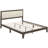Bed Frame With Upholstered Headboard, Platform Bed Frame With Wooden Slats, No Box Spring Needed, Easy Assembly-1777914788-1777914791