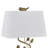 22" Gold Resin Table Lamp With Birds And Rectangle Linen Shade-915767763-915767772