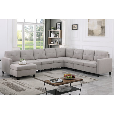 Milou 9 Pieces Modular Sofa Set