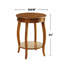 Table d'appoint ronde avec 1 tiroir et rangement ouvert-921535750