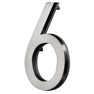 LED Backlit Illuminated Floating 5'' House Number