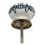 Nicola Spring - Round Ceramic Cabinet Knob - Black Bud