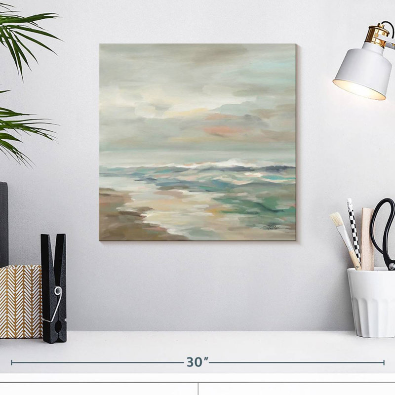 Adeliza marée pastel, H 16 po x l 16 po