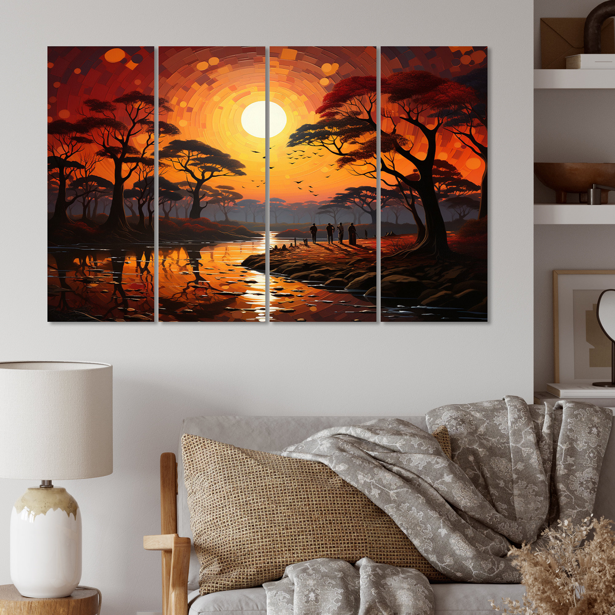 Millwood Pines African Savannah Serenade V - African Metal Wall Decor