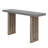 Console Table, Unique Oak Veneer Design With Distinctive Side Shapes, 59 Inch Entryway Table For Living Room, Hallway, Foyer-1163359633