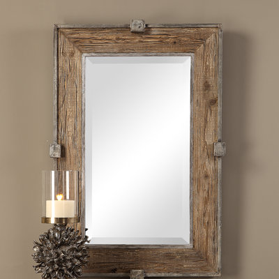 Caney Wood Rectangle Wall Mirror