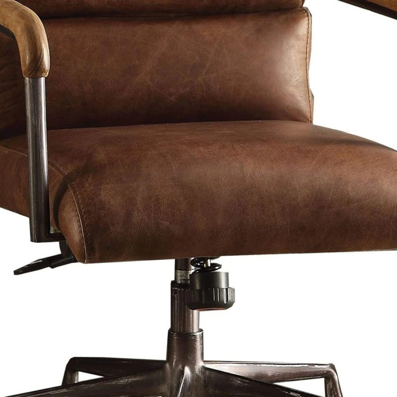 Chaise de bureau Harith, Brun