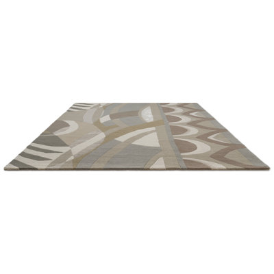 Atelier Handmade Wool Abstract Area Rug