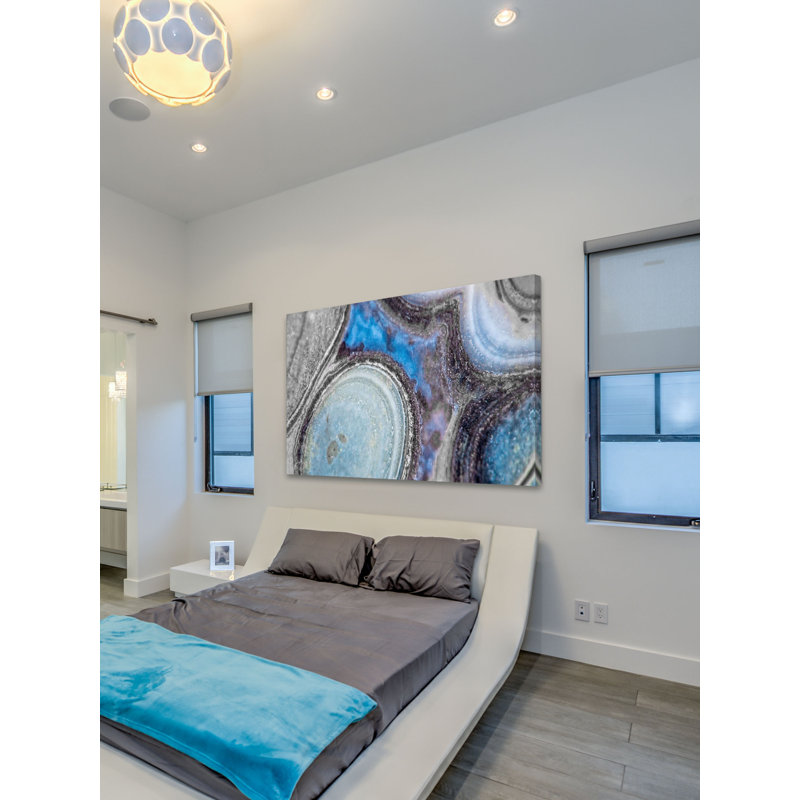 Rock Circles - Wrapped Canvas Print, 41 cm H x 61 cm W x 4 cm D