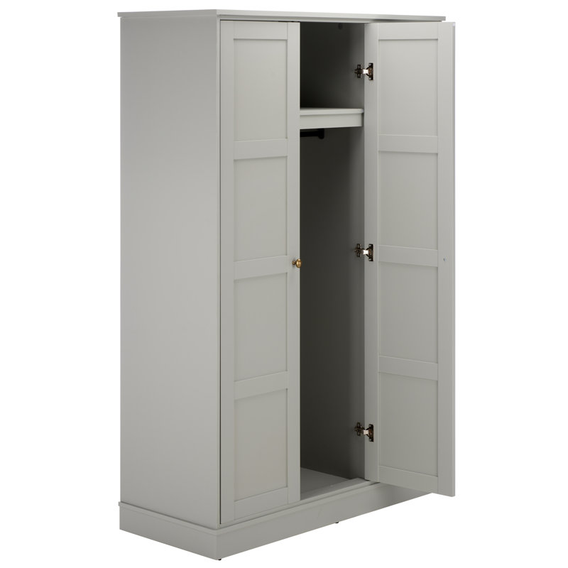 Armoire Shafa, Gris clair, 3