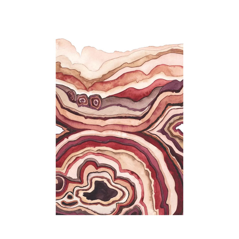 Quartz Lore III by Grace Popp - Wrapped Canvas Painting, 66.04 cm H x 45.72 cm W x 3.175 cm D