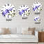 Blue Wildflowers - Horloge murale traditionnelle-93601472