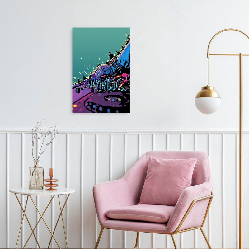 Electric Electric Mix Mix Contemporary Art, H 24 po x l 16 po