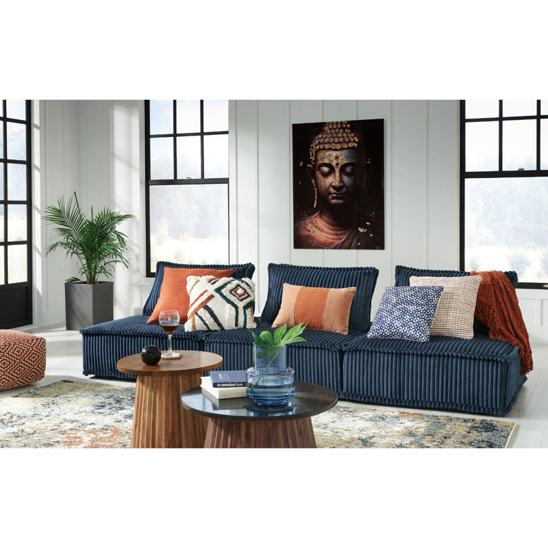 Siège modulaire 3 pièces Budd, 3, 28" H x 117" W x 39" D