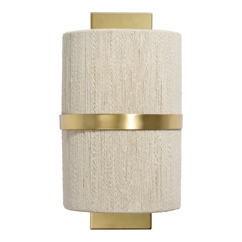 Carousel 1-Light Wall Sconce, Off-White