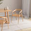 Chaise de salle à manger à dossier bas Mendoza