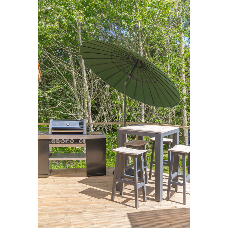 250cm Market Parasol, Forest Green