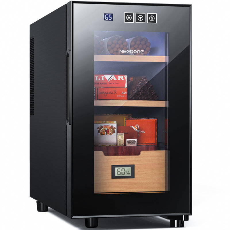 Cave à cigares électrique 23L avec thermostat (capacité de 150 cigares)